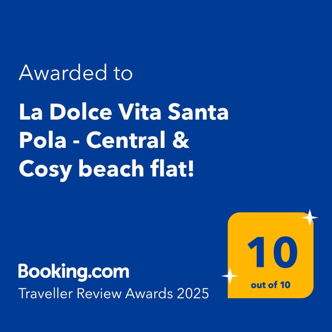 La Dolce Vita Santa Pola - Central & Cosy Beach Flat! ภายนอก รูปภาพ